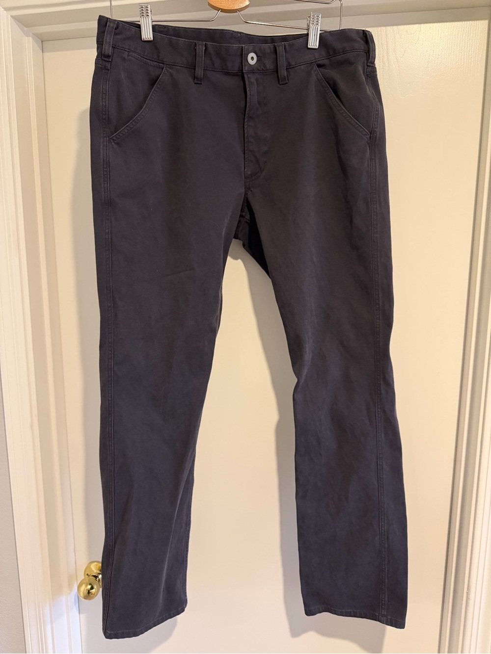 Bonobos Slim Straight Chinos in Dark Gray